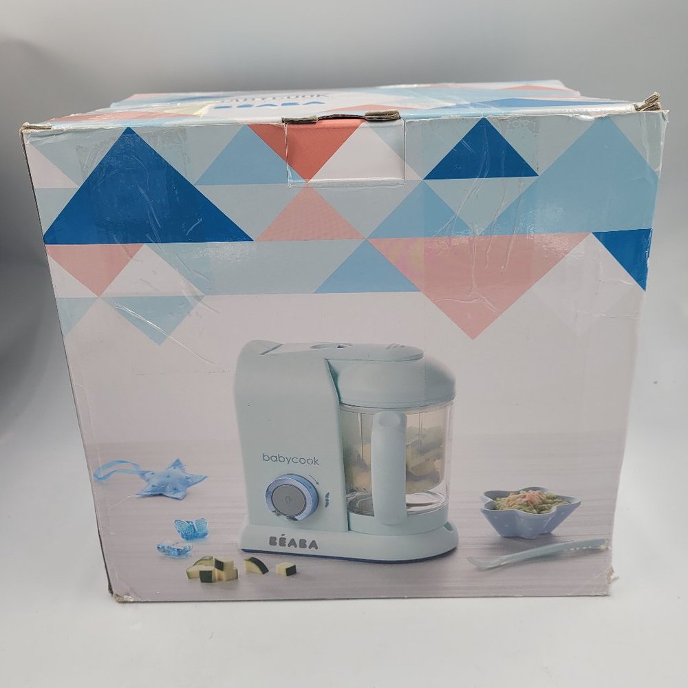 BEABA Babycook Macaron 4 in 1 Steam Cooker and Blender, 4.5 Cups, Dishwasher Saf